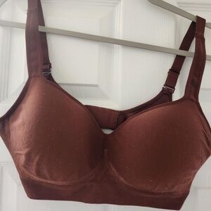 Shapermint Essentials Sweetheart Wireless Contour Bra - Chocolate / 38C / L - C